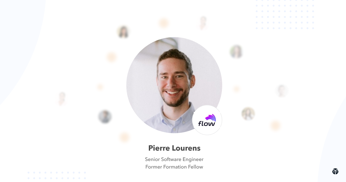 Success Story: How Formation’s Fellowship helped Pierre Lourens reach the next level in his SWE journey