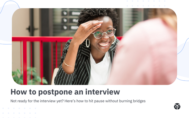 How to postpone an interview